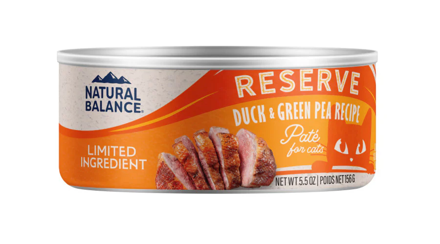 Natural Balance Pet Foods Limited Ingredient Reserve Canned Cat Food Duck & Green Pea