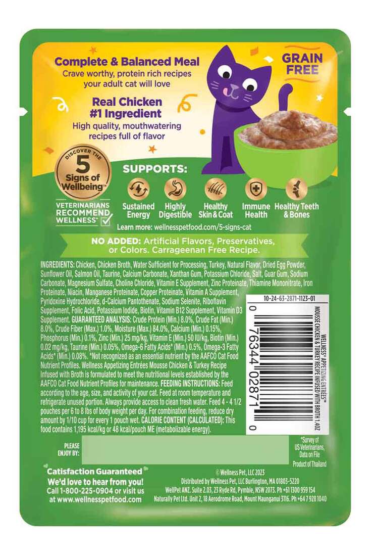 Wellness® Appetizing Entrées™ Mousse Chicken & Turkey Recipe