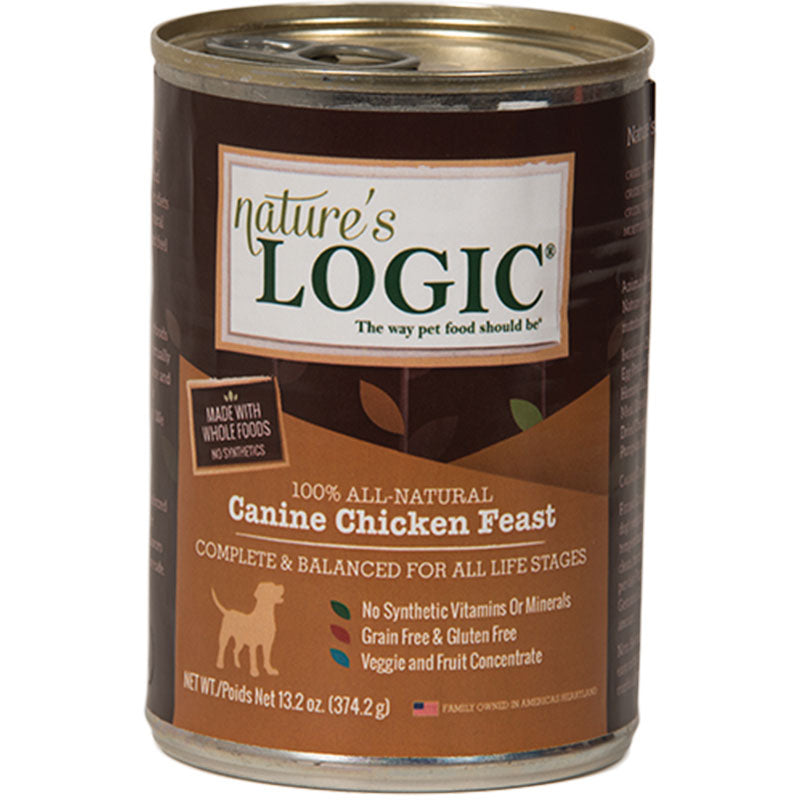 Nature's Logic Dog Food - Canine Chicken Feast - 13.2 oz
