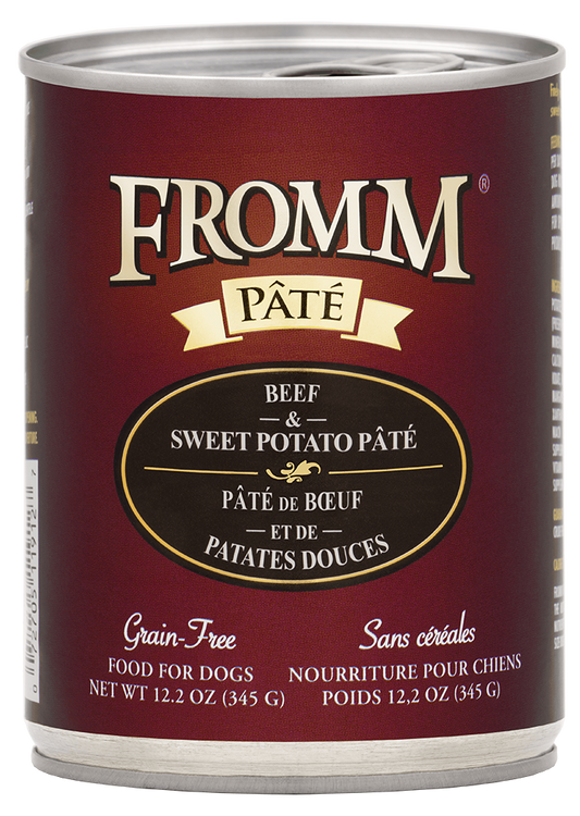 Fromm® Grain Free Beef & Sweet Potato Pate Canned Dog Food