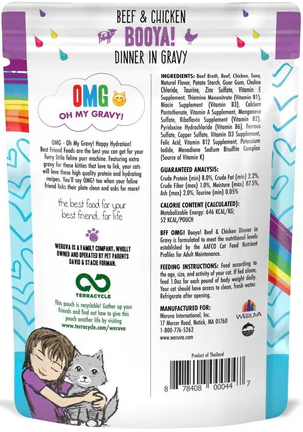 Weruva - Grain Free Beef and Chicken in Gravy Cat Food Pouch